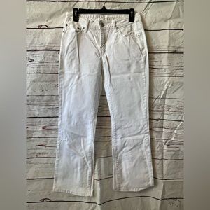 Levi’s used white jeans 4H FFA Women Girl size 6P Petite M Boot Cut 515 Jeans